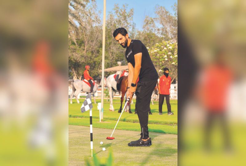 Today I’m back in the saddle: Shaikh Nasser